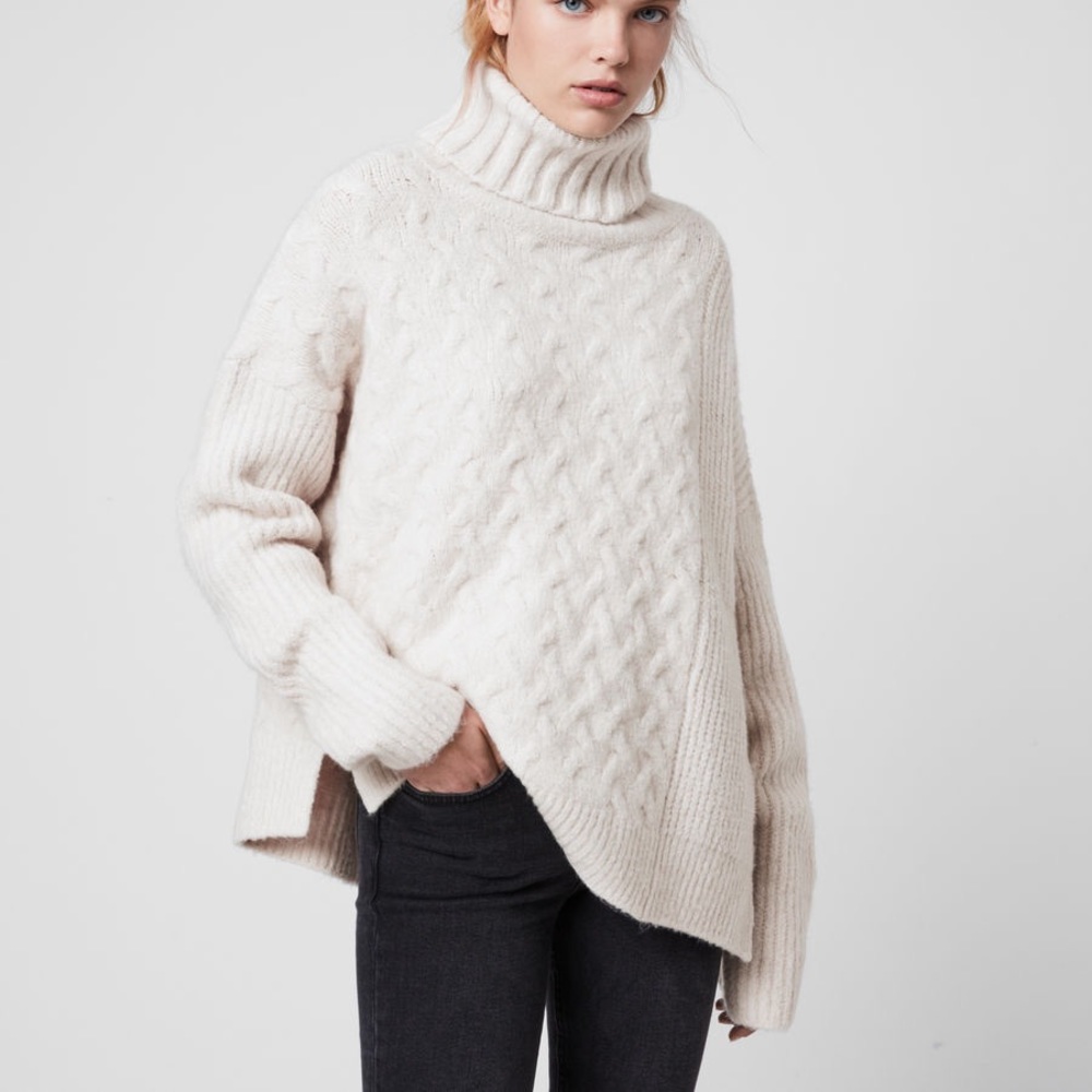 ALL SAINTS LILIYA TURTLENECK JUMPER